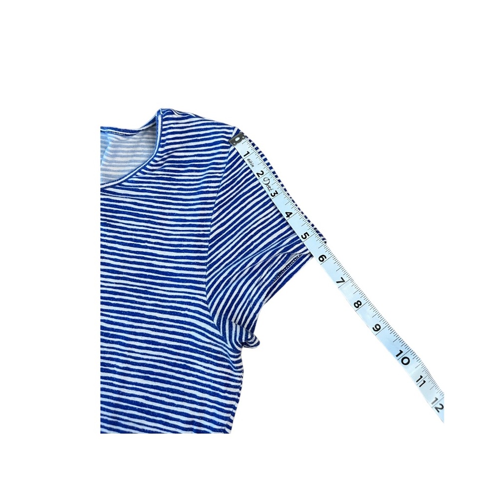 Old Navy Blue and White Striped T-shirt Dress with Sleeves Size M - Picture 6 of 10